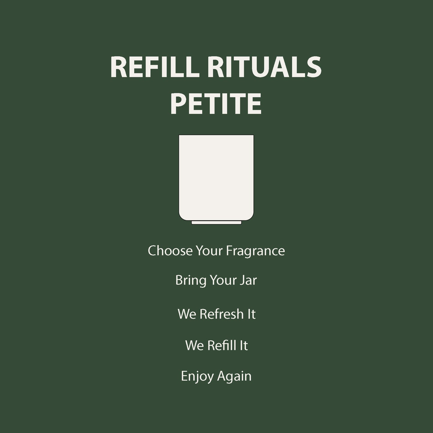 Petite Candle Jar Refill