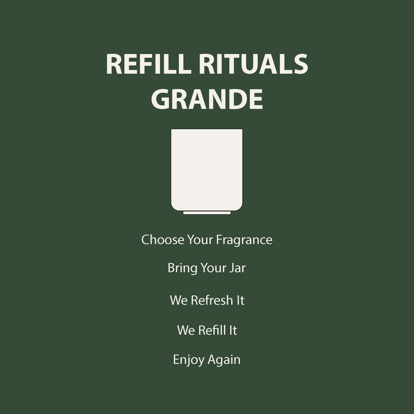 Grande Candle Jar Refill